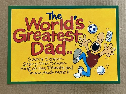 Postcard world greatest dad - postcard, world's