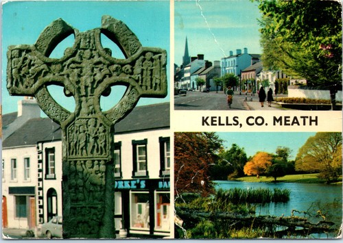 Vintage postcard kells county - kells,
